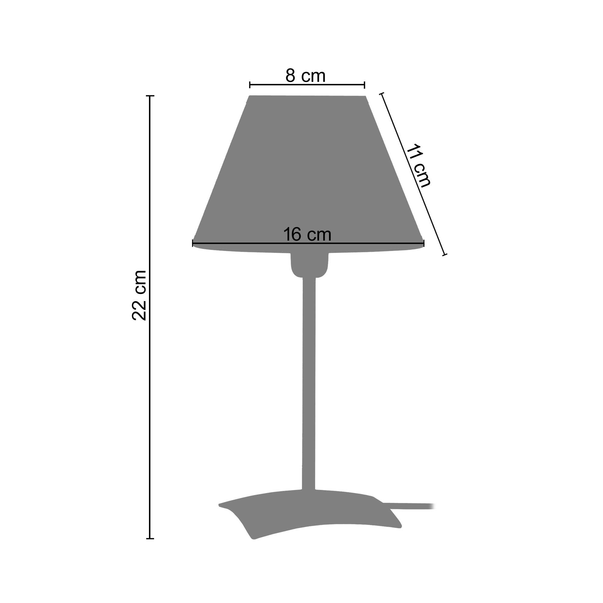 Tosel Shop - Wholesale Accent/Desk Lamp - KOLA - Aluminum Metal Straight Bedside Lamp1