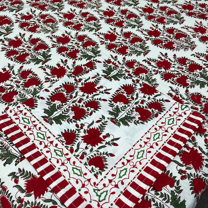 Tablecloth 86 Rnd Firecracker Flower 2814A for wholesale by natural habitat