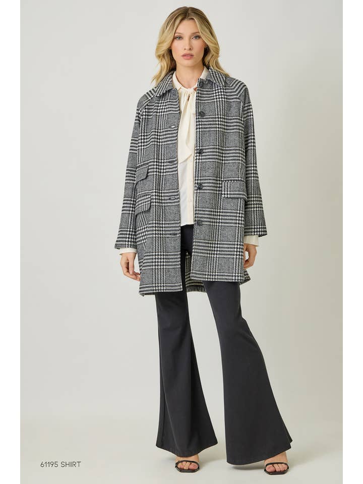 Mystree - Wholesale Coat - Women's - 61152 Single Breasted Midi Coat6