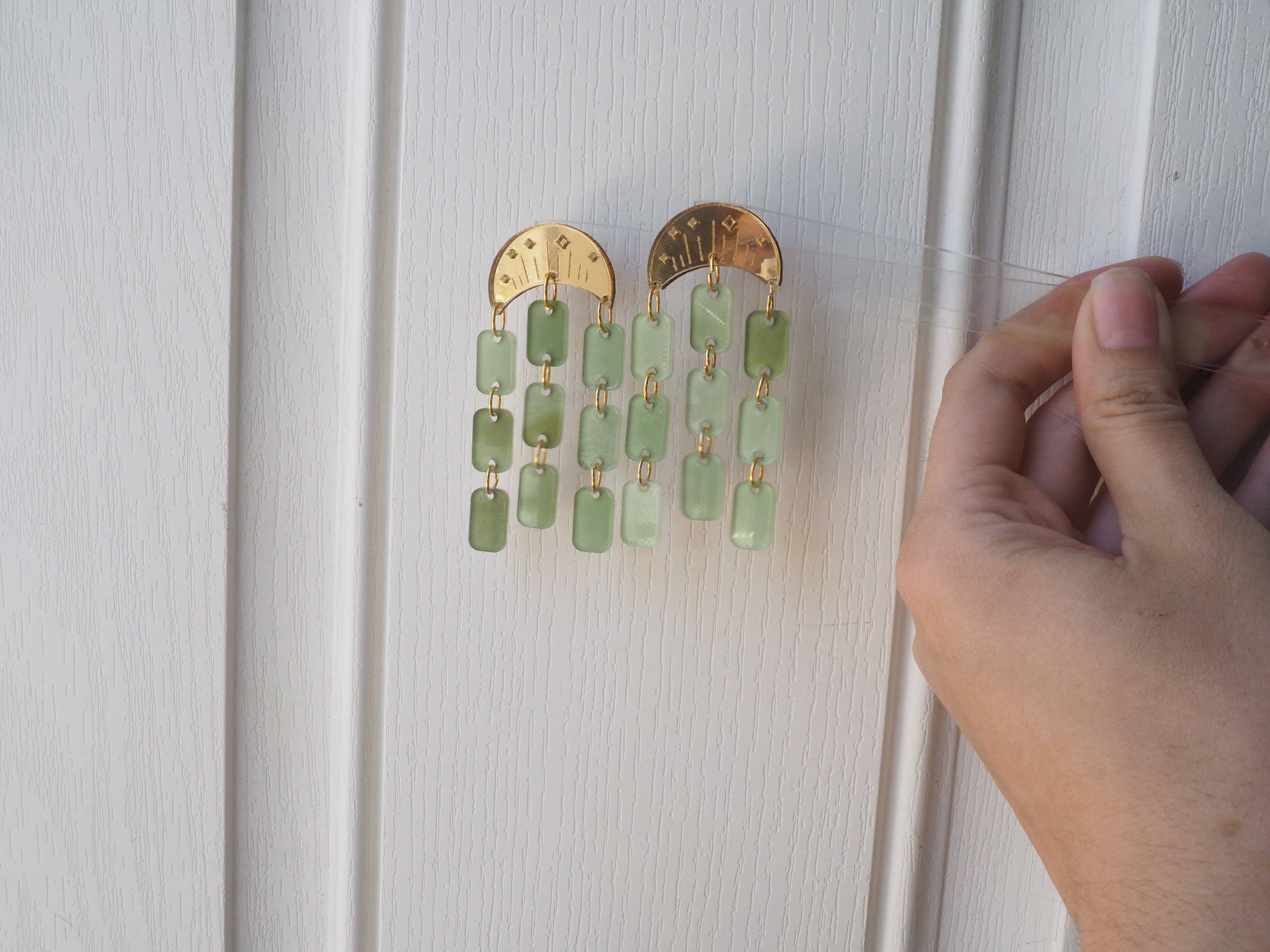 Rosamond Street - Vente Boucles d'oreilles pendantes - Collection céleste Jaded Moon2