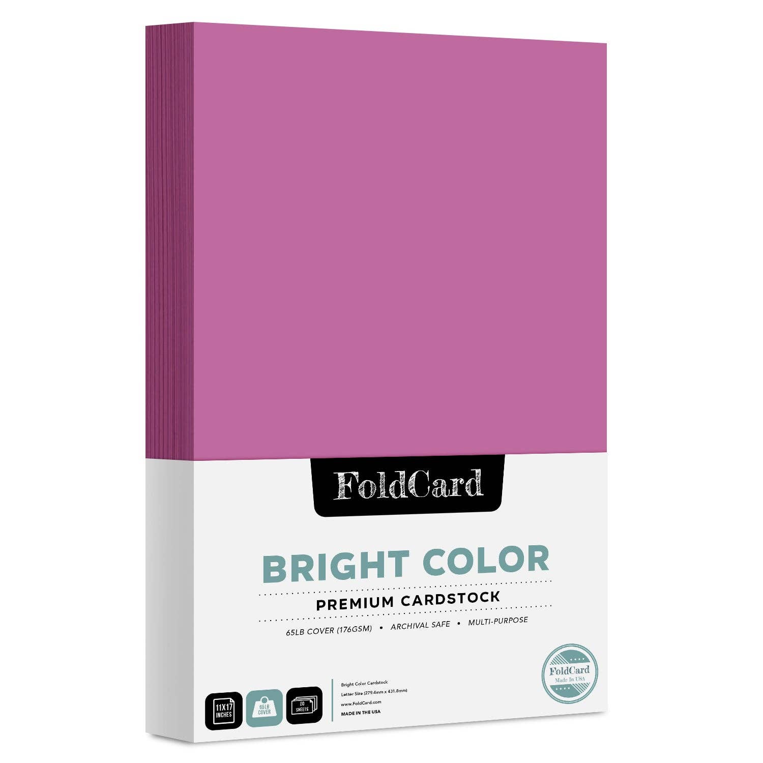 Fine Cardstock - Wholesale Craft Supplies - Premium Quality Bright Color Cardstock: 11 x 17 - 50 Sheets32