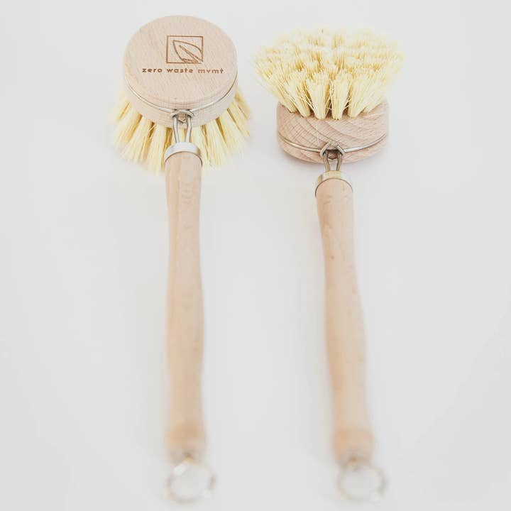Zero Waste MVMT - Wholesale Cleaning Brush - Wooden Dish Brush with Replaceable Head (READ OPTIONS)