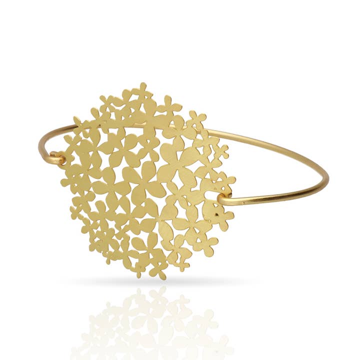 Clic Hortensia Armband Goldbeschichtung für den Großhandel von RAS