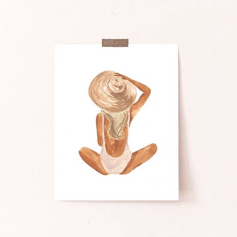 Sabina Fenn - Wholesale Art Print - Beach Girl Blonde Art Print3