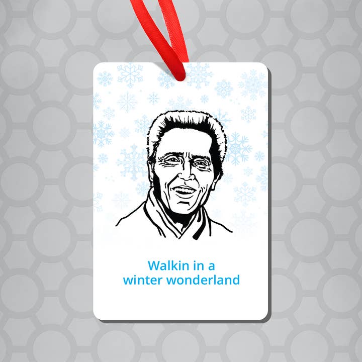 Design Corner - Wholesale Christmas Card - Christopher Walken Christmas Card