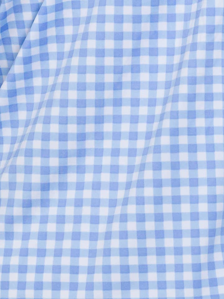 Boys Classic Periwinkle Blue Gingham Knit Short Sleeve Performance Polo
for wholesale on Faire6