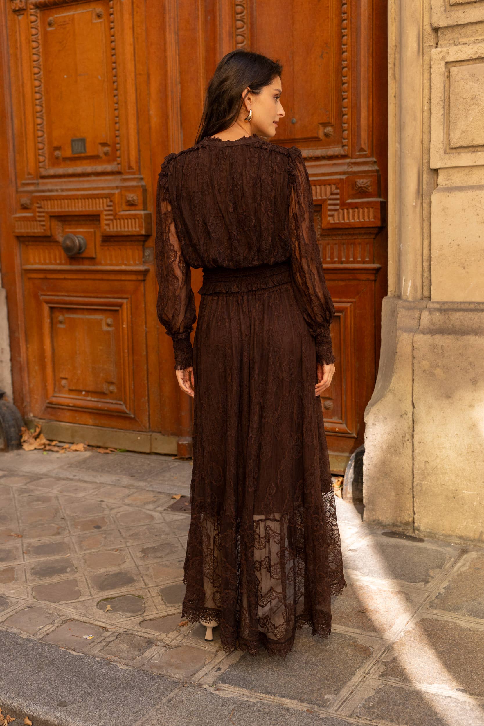 CHOKLATE PARIS – Engroshandel Nederdel - Dame – September nederdel i asymmetrisk blonder - 8098813