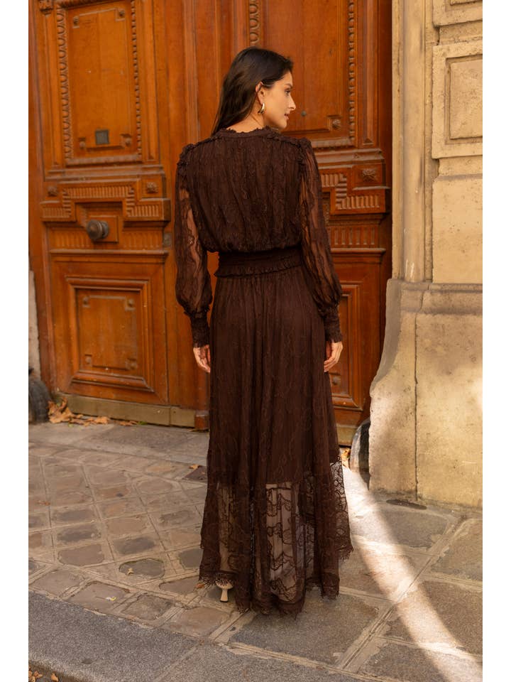 CHOKLATE PARIS – Engroshandel Nederdel - Dame – September nederdel i asymmetrisk blonder - 8098813