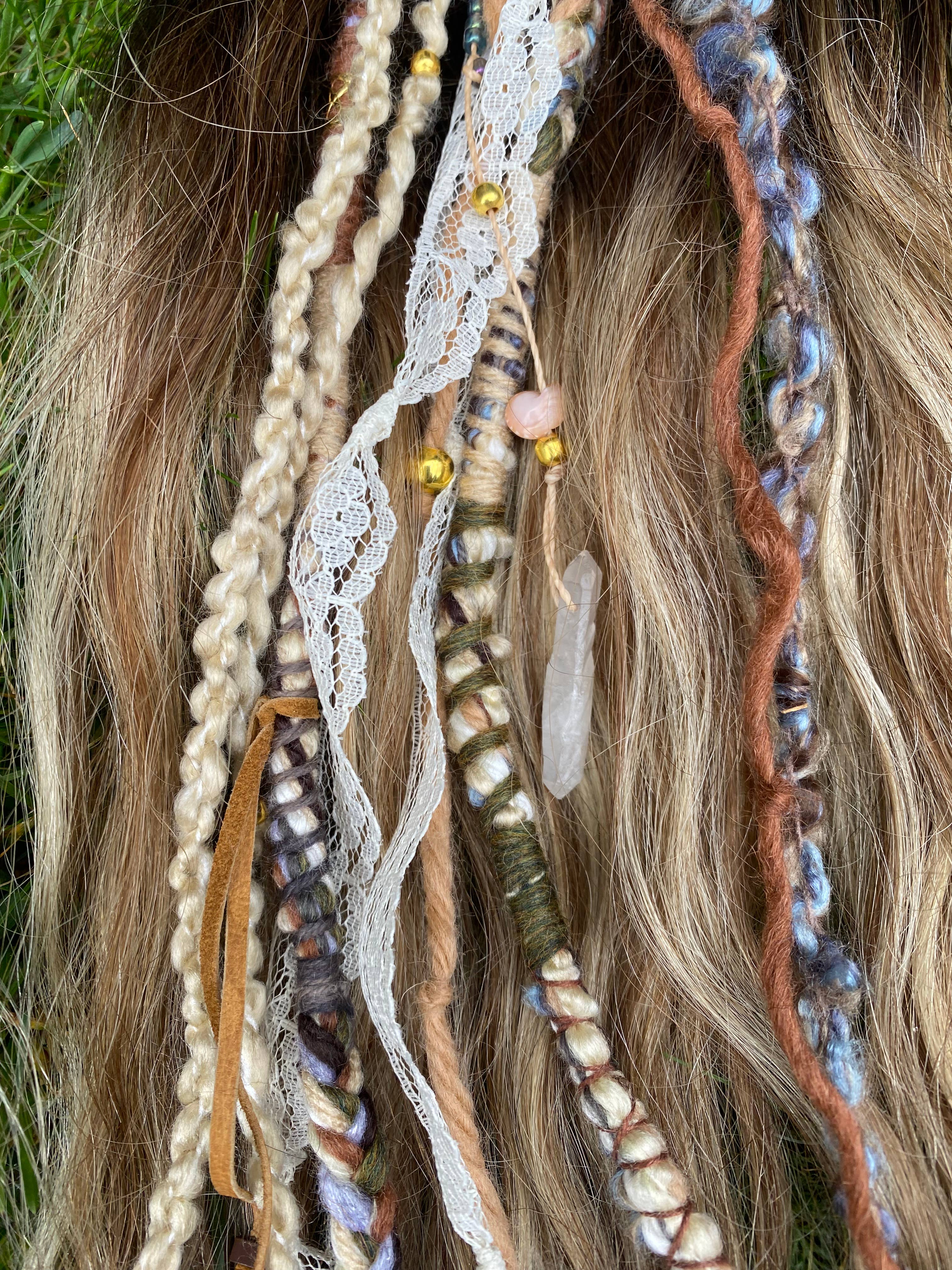 Sea Gypsy Designs – wholesale Hair extensions – Lace & Quartz Gypsy dreads 4