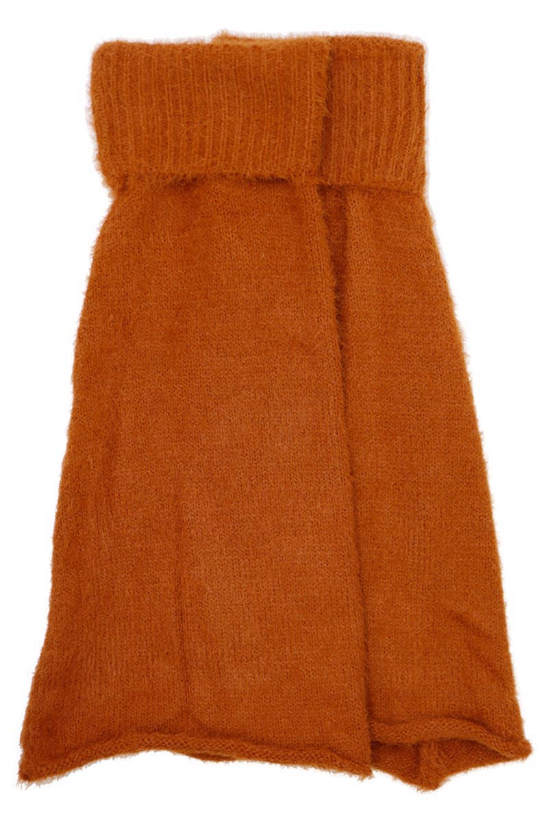 ASSORTED Fuzzy Flared Baggy Knitted Y2k Leg Warmers for wholesale on Faire2