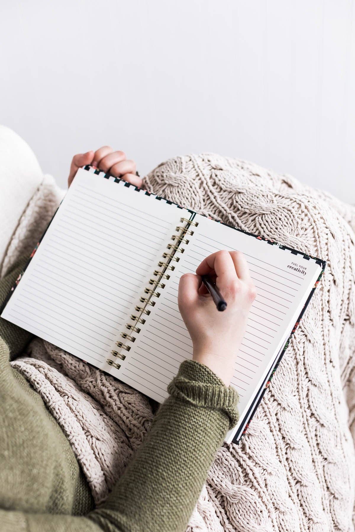 Carleen Creative - Wholesale Notebook - Classic Lined Journal Notebook - Floral Print5