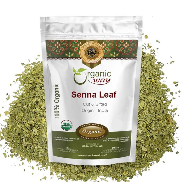 Organic Way LLC - Wholesale Health/detox tea - Senna Leaf Cut & Sifted (Cassia angustifolia) - Herbal Tea | Kosher & USDA Certified | Vegan, Non-GMO & Gluten Free | Tested for Heavy Metal | 100% Raw from India0