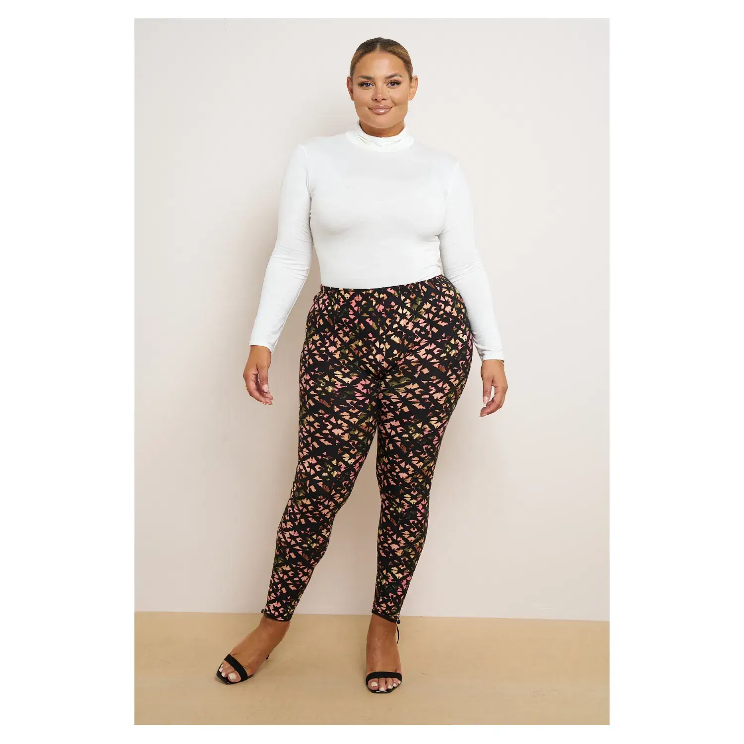 Superbia – wholesale Fashion leggings – Women's – Superbia Super Soft Leggings High Waist (Large Size 14-22)100