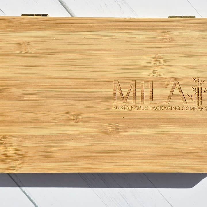 Mila Sustainable Packaging Company - Wholesale Makeup Brush Set - Perfect Try Me Set. Eco-friendly, Magnetic Bamboo3
