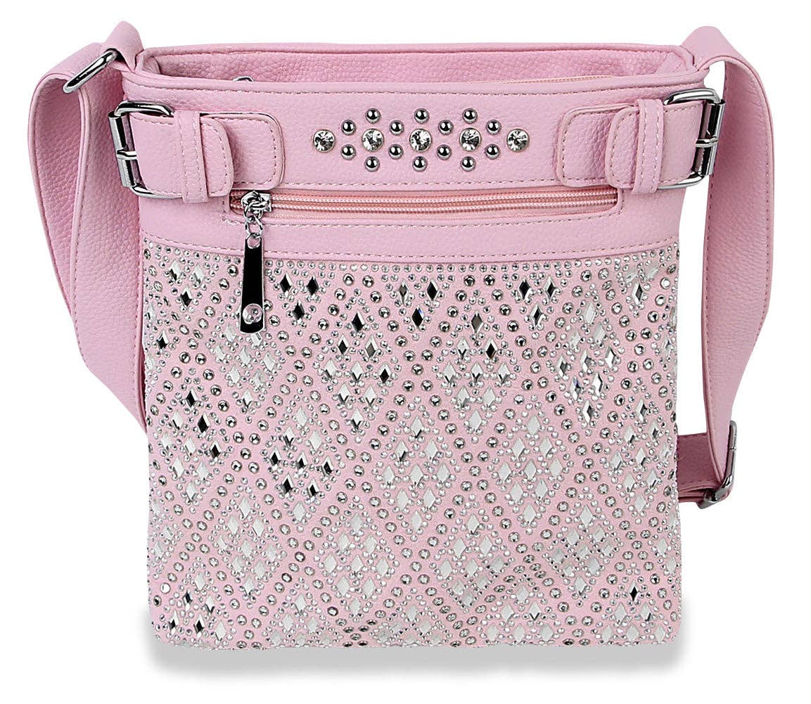 Handbag Express – Engroshandel Crossbodytaske - Dame – Diamond Bling Crossbody Slynge8