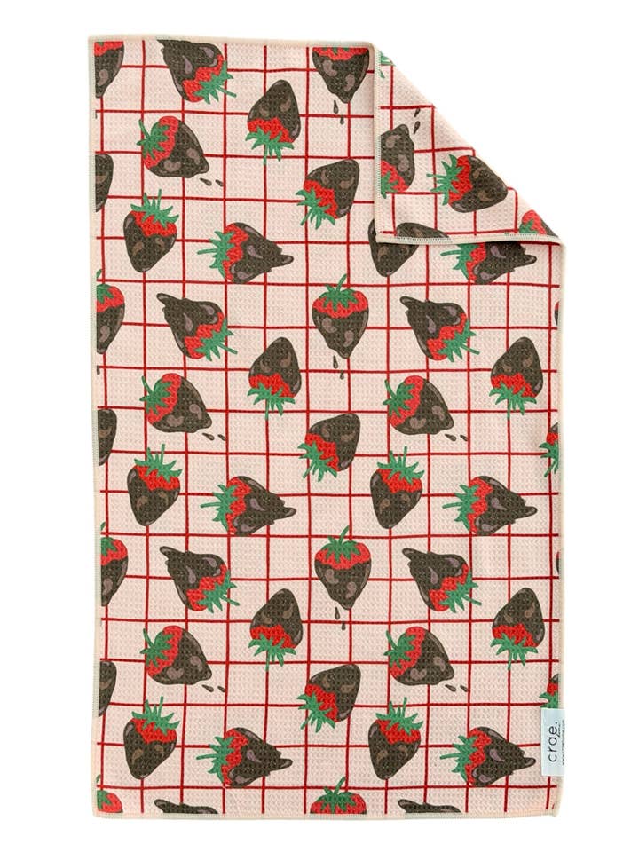 Cover Me In Chocolate: Double-Sided Hand Towel for wholesale by Crae.Home