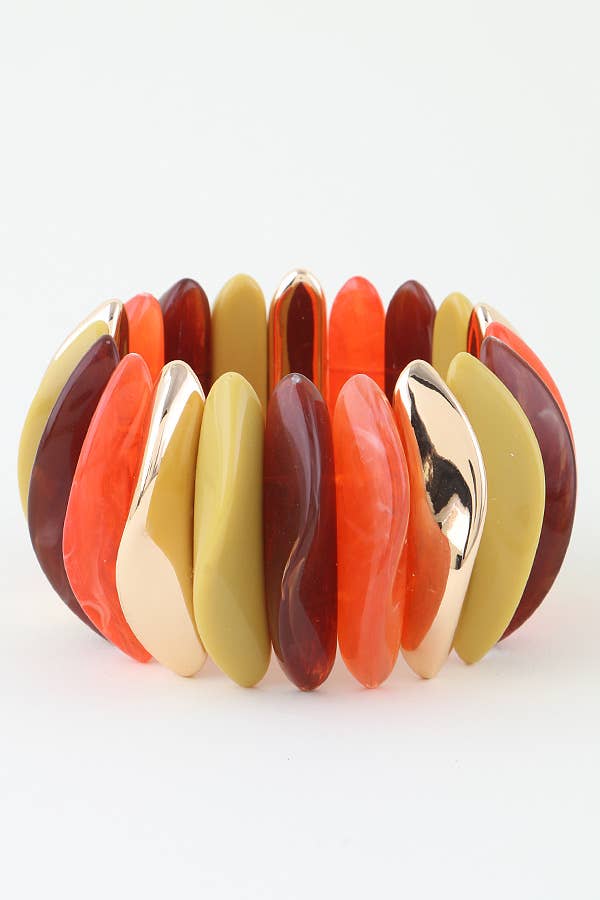 Oblige by G – Pulseira por atacado – Coleção de Pulseiras Chunky em Resina Bold 1NJB-50875