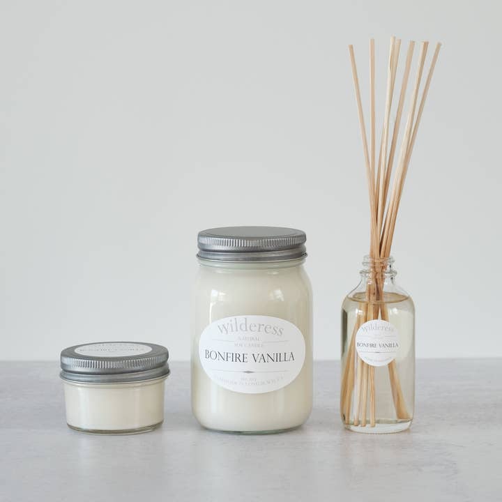 Wilderess – difusor de fragrâncias por atacado – Difusor Bonfire Vanilla Reed1