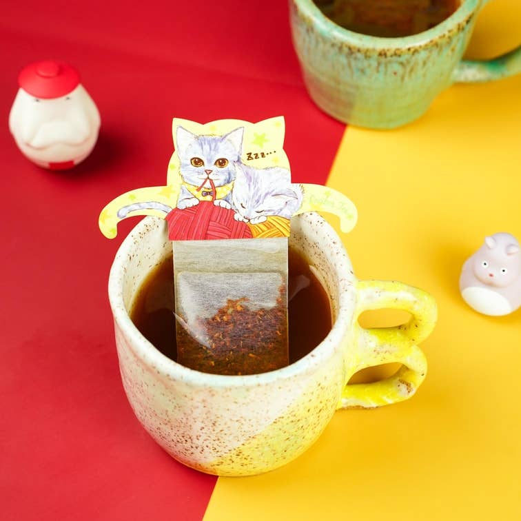 Yami - Wholesale Tea Bags - Cat Drip Bag Tea, Rooibos Tea, 2g*3bags4