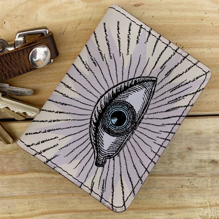 See Eye - Leather Spectrum Vert Cardholder Wallet for wholesale by backerton