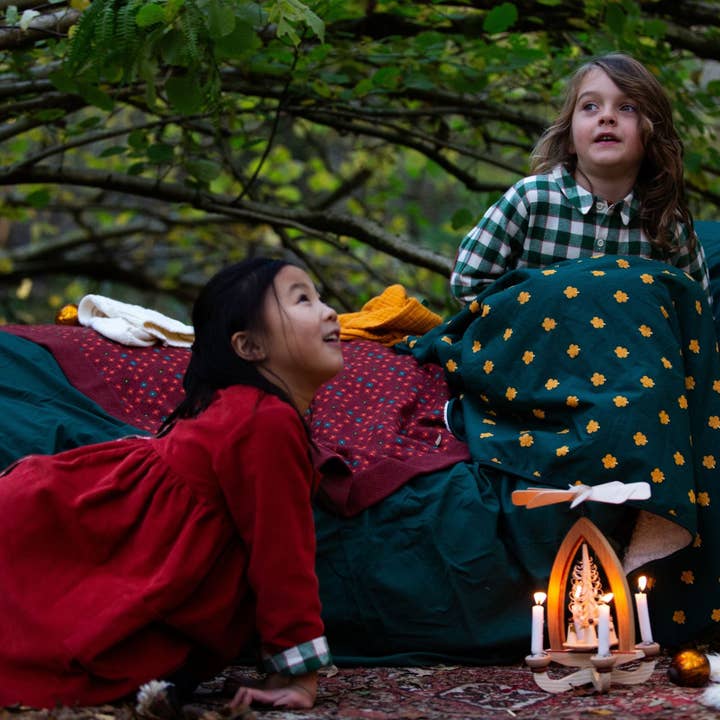 Hazelnut Day After Day Reversible Corduroy Pocket Dress for wholesale on Faire5