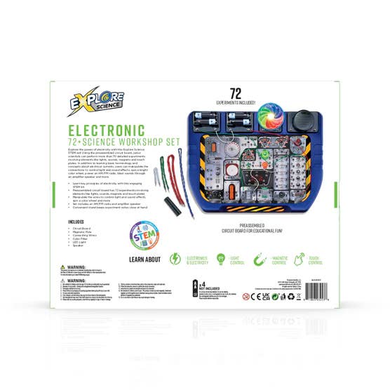 Explore Scientific - Wholesale Electronic Toy - Kids & Baby - Explore Science Electronic 72+ Science Workshop - STEM3