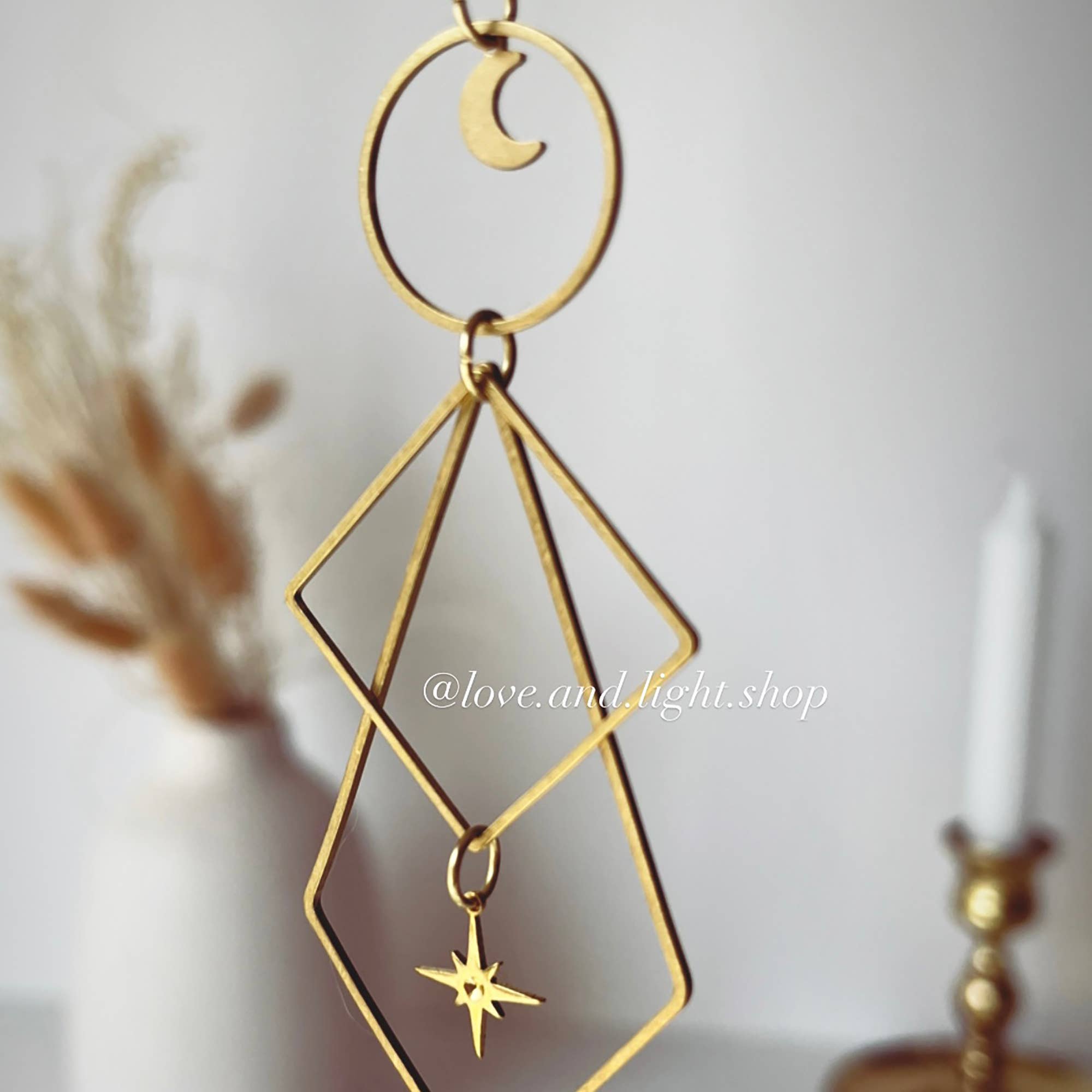 Love + Light – wholesale Suncatcher – ATRIA Celestial Suncatcher + Clear Quartz Crystal2