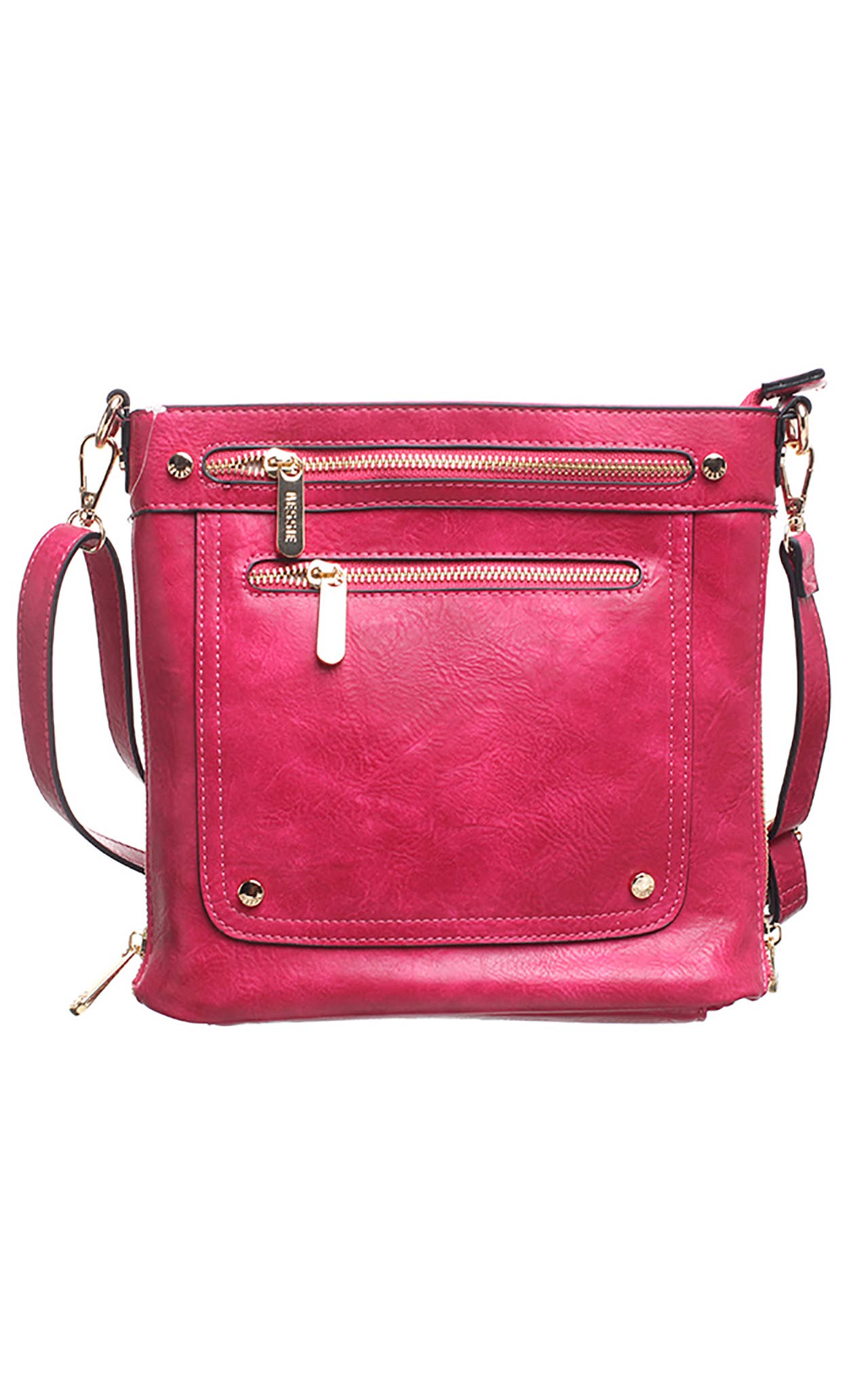 Bessie London - Venta al por mayor Bandolera - Mujer - BANDOLERA CON DOBLE BOLSILLO FRONTAL CON CREMALLERA26