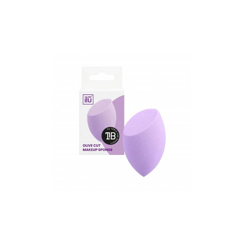 Beauty Pro - Wholesale Makeup Sponge/Blender - ILŪ Make Up Sponge Olive Cut Purple0