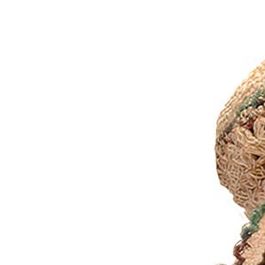 Gypsy Rose - Vendita all'ingrosso Cappello di paglia - Donna - Tropic Traveler Cappello con visiera all'uncinetto in canapa e cotone