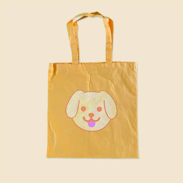 Borsa Gialla Cane per la vendita all'ingrosso da parte di Robin Good Art & Design