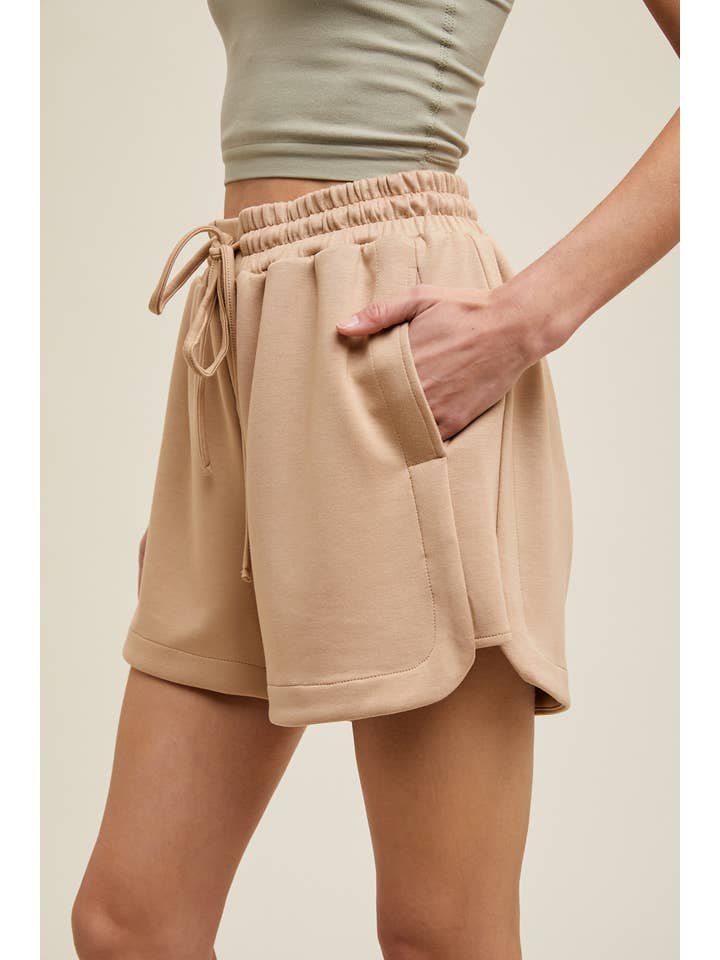 Wishlist Apparel – Calções – Mulher por atacado – CALÇÕES DE MERGULHO COM CORDÃO COM DETALHE LATERAL/WL24-8656B21