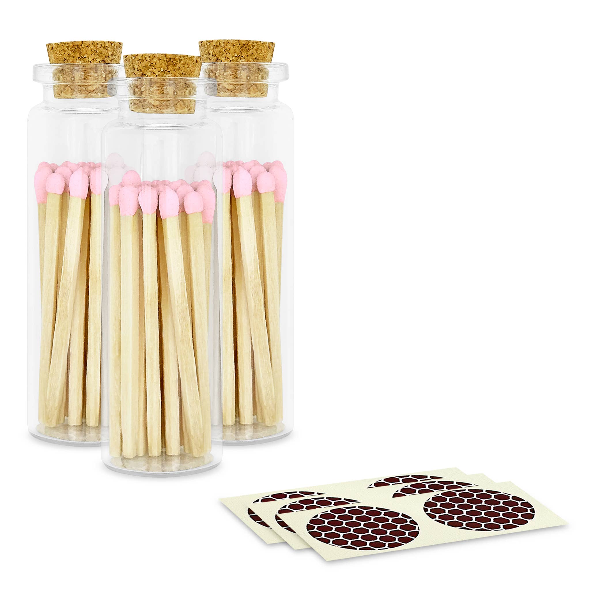 Thankful Greetings - Wholesale Matches - 2" Matches + Small Bottle - Color of Your Choice + Strikers8