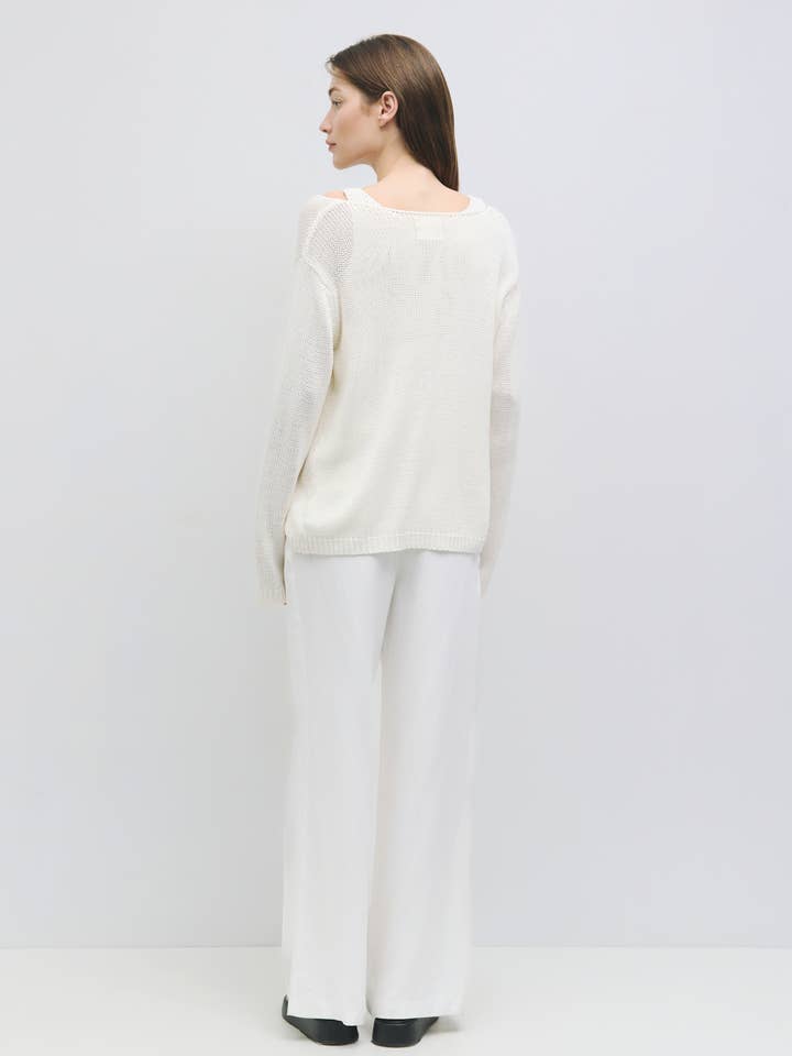 MOD REF - Wholesale Cardigan - Women's - The Anais Cardigan | Front Tie Relaxed Cardigan