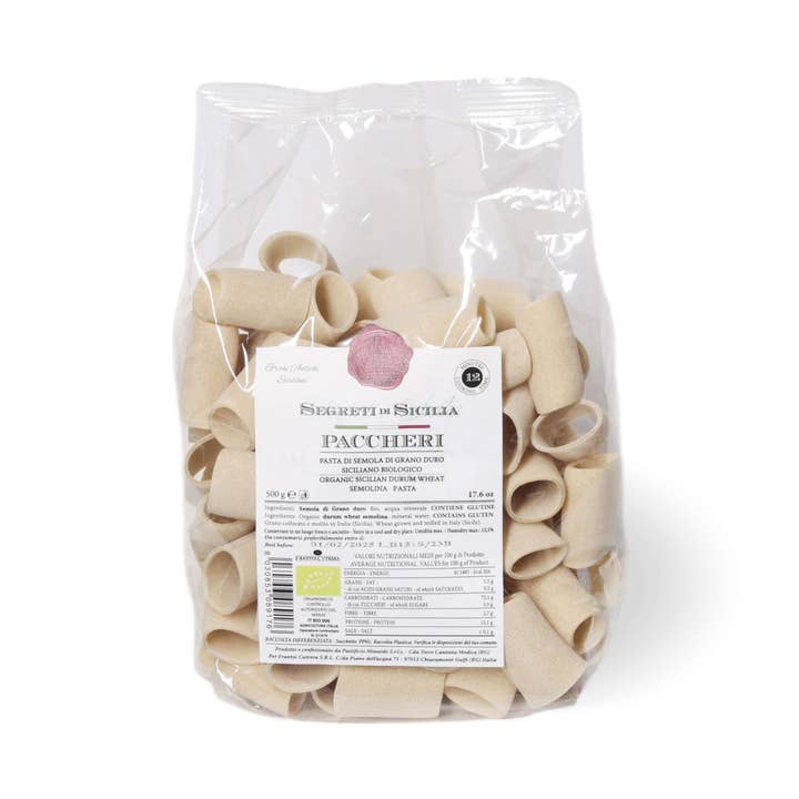 Organic artisanal Paccheri pasta – Secrets of Sicily and other Purchase Wholesale prodotti tabaccheria. Free Returns & Net 60 Terms on Faire trending on Faire.