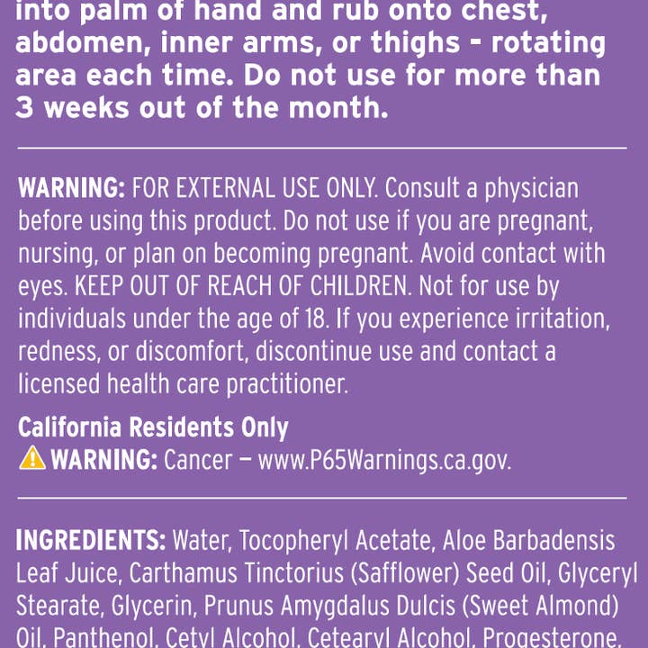 Life-Flo - Wholesale Body Cream/Lotion - Pro-Gest Balancing Cream with Lavender 4oz2