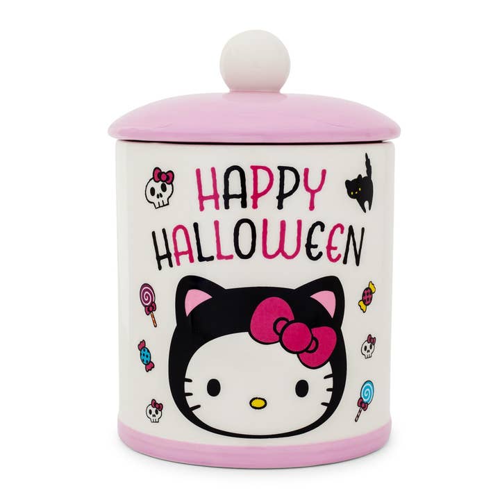Bocal à biscuits en céramique Hello Kitty Chat Noir 64oz pour la vente par Toynk
