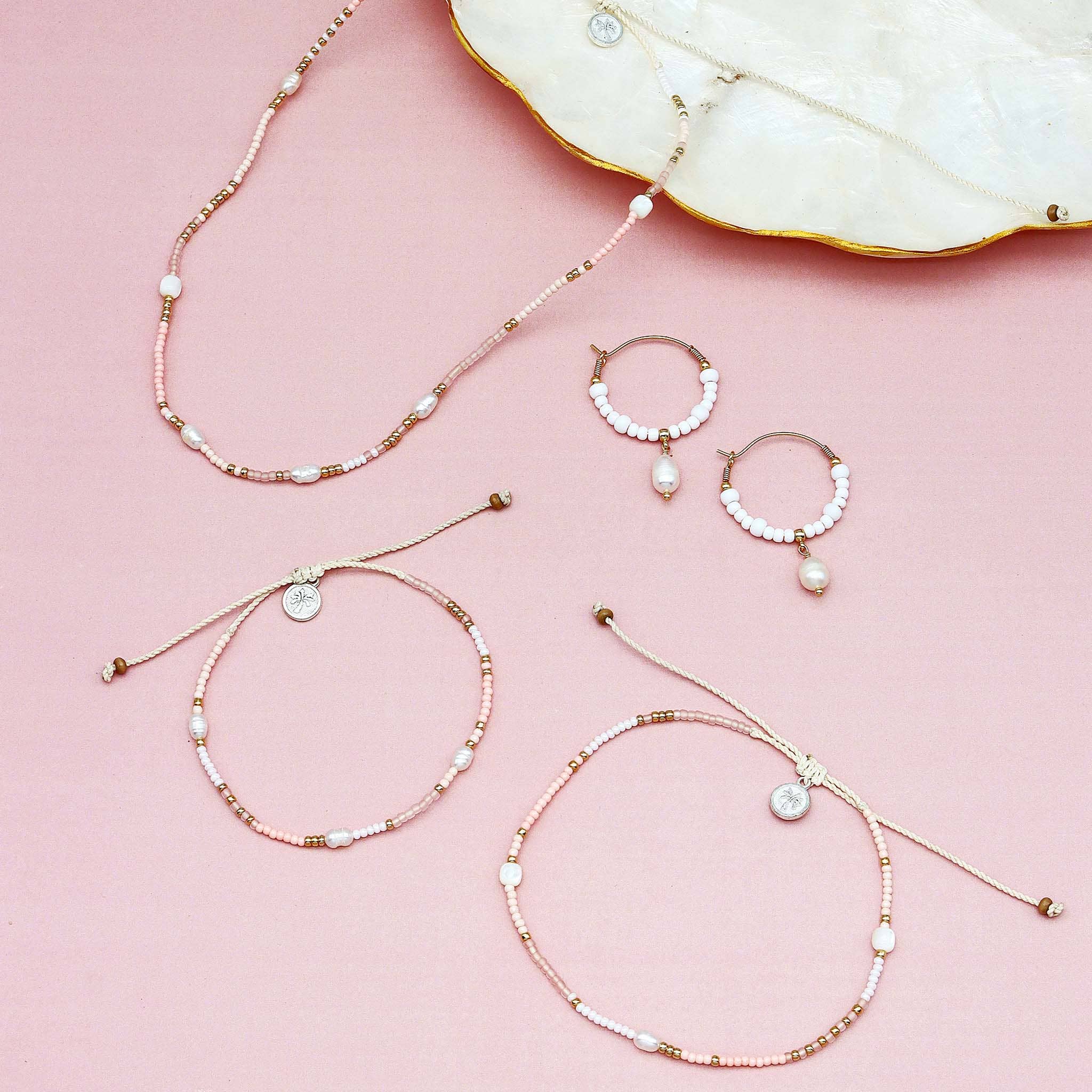 Pineapple Island - Vendita all'ingrosso Collane di perline/perle - Collana da surf Cinta con perle e perline6