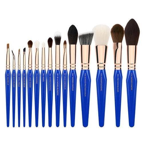 Bdellium Tools - Wholesale Makeup Brush Set - Golden Triangle PHASE II Complete 15pc. Brush Set with Pouch1