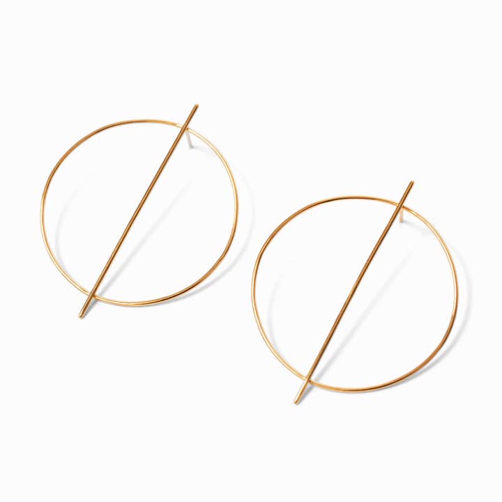 Olive Modern Geometric Earrings for wholesale by Love Lori Michelle Jewelry