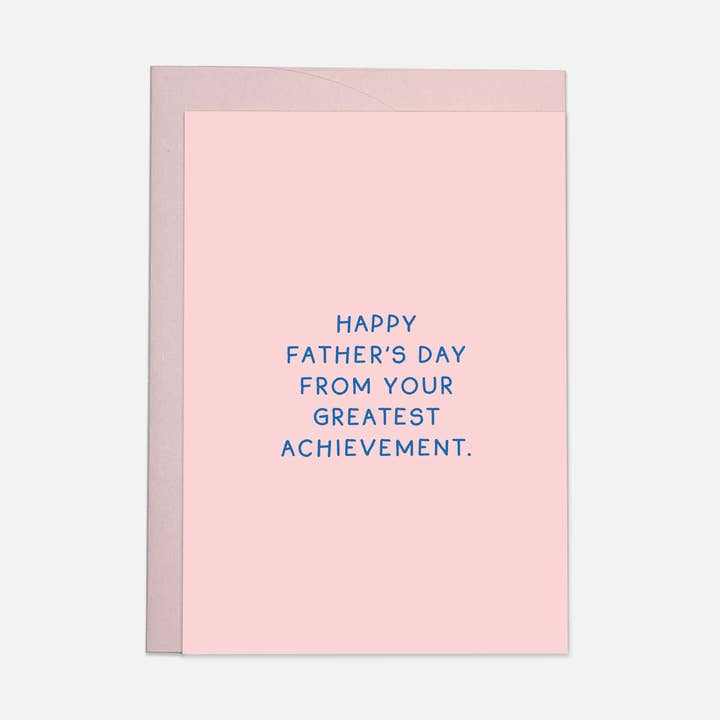 Grußkarte zum Vatertag mit der größten Leistung für den Großhandel von Kaart Blanche