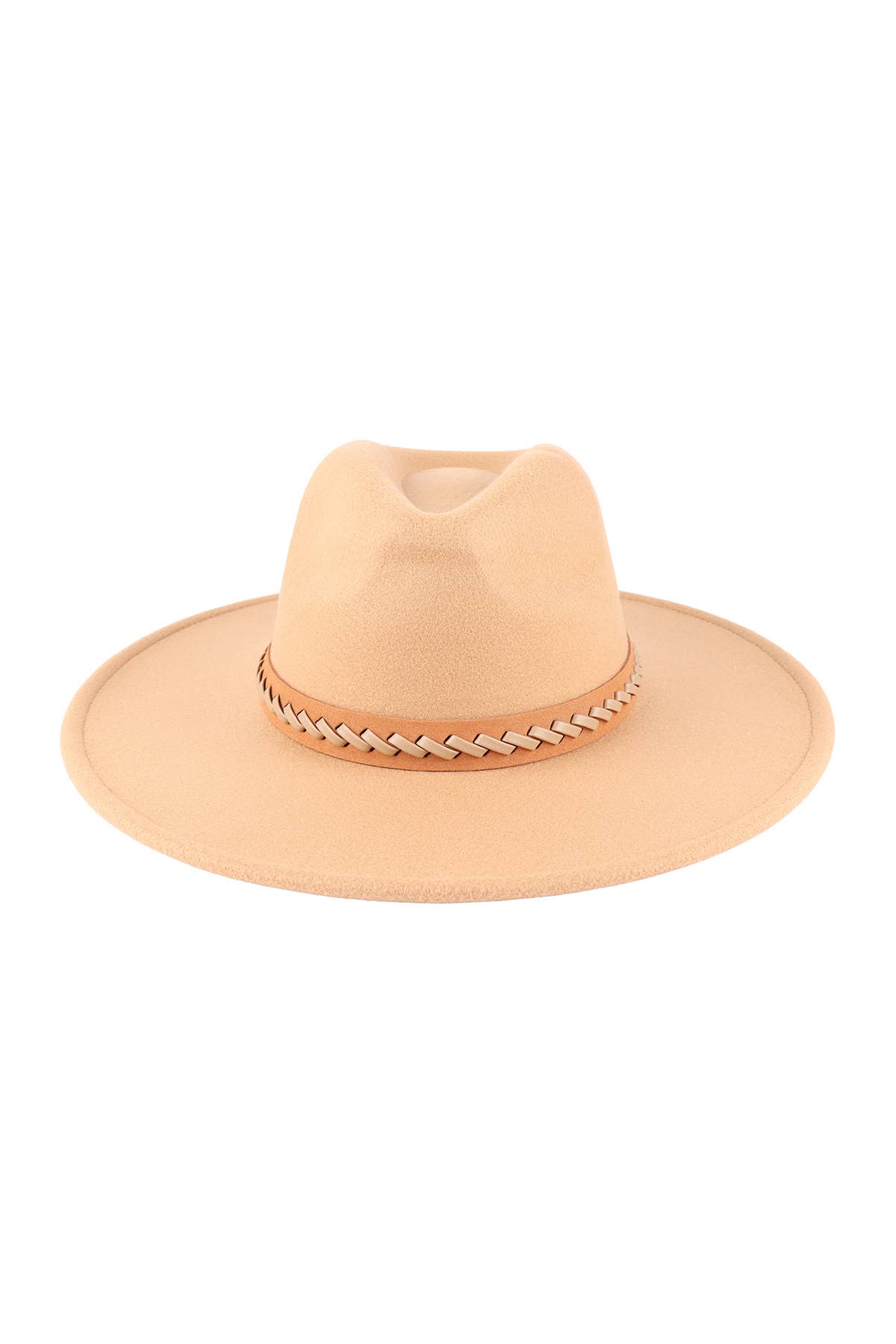MYS Wholesale Inc - Wholesale Fedora - Women's - Felt Fashion Brim Hat With Leather Braided19