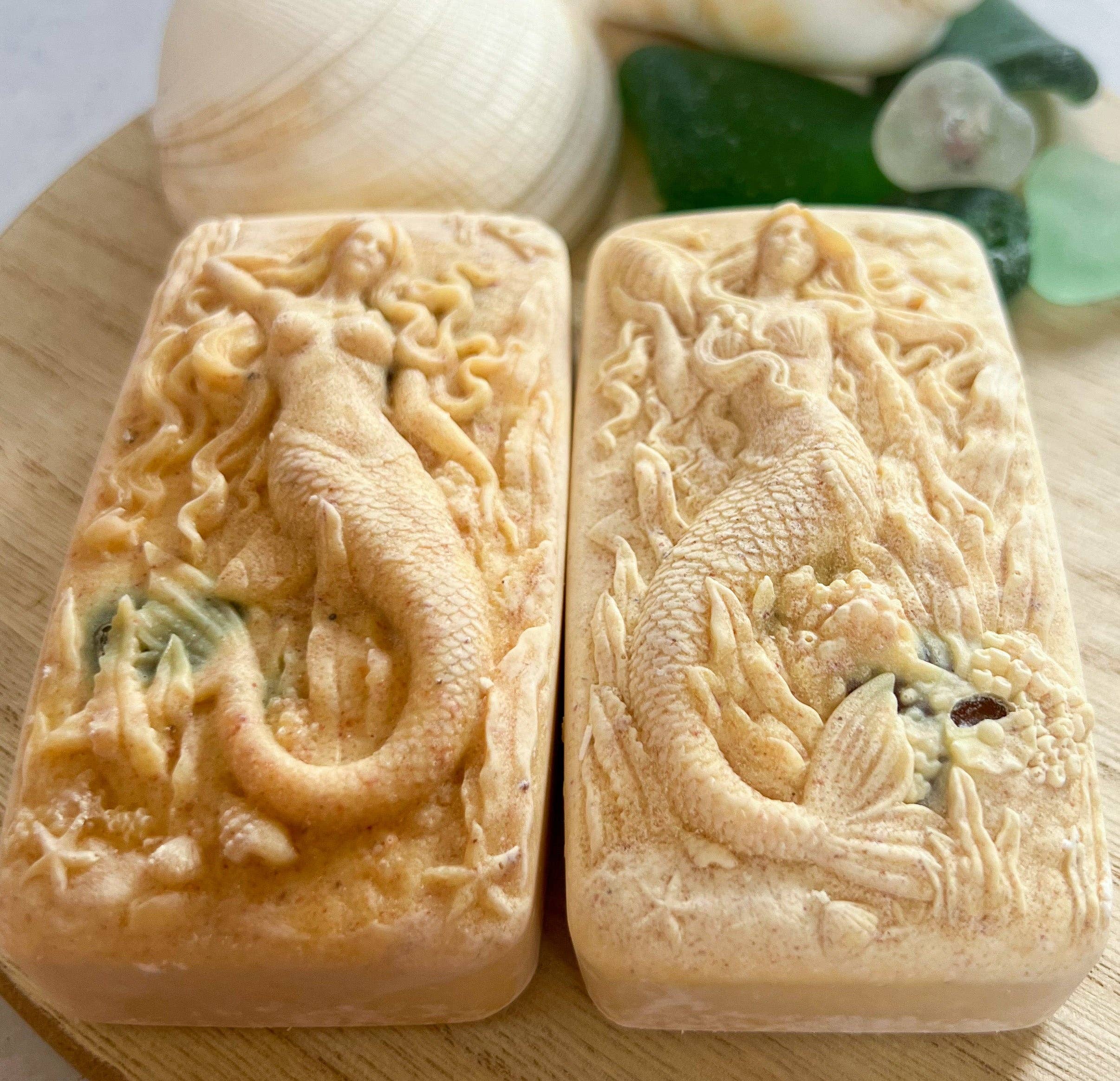 Fairyland Glade - Wholesale Bar Soap - Lemon Verbena Hidden Sea Glass Sea Salt Soap MADE TO ORDER1