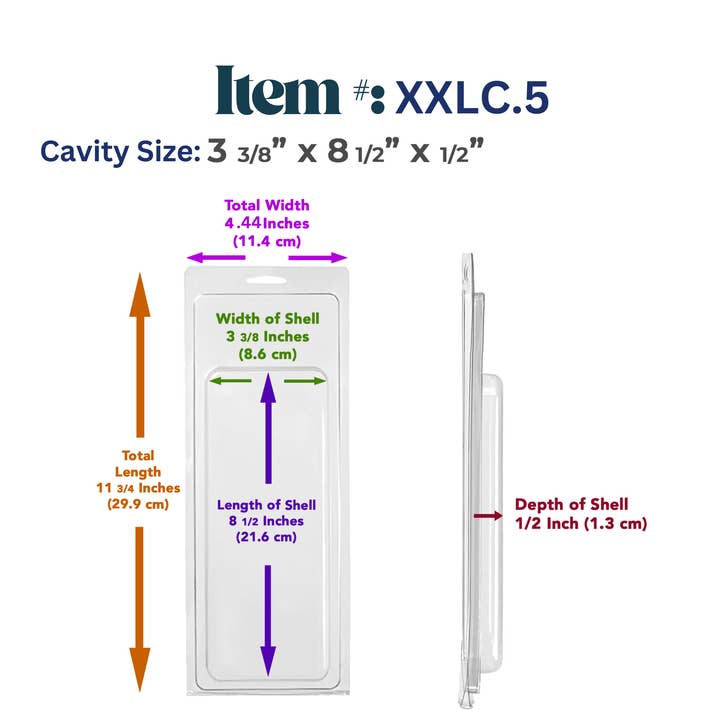 Vici Pack - Wholesale Retailer Display - Beauty & Wellness - Retail Display Clear Blister Packaging, Set of 25 16