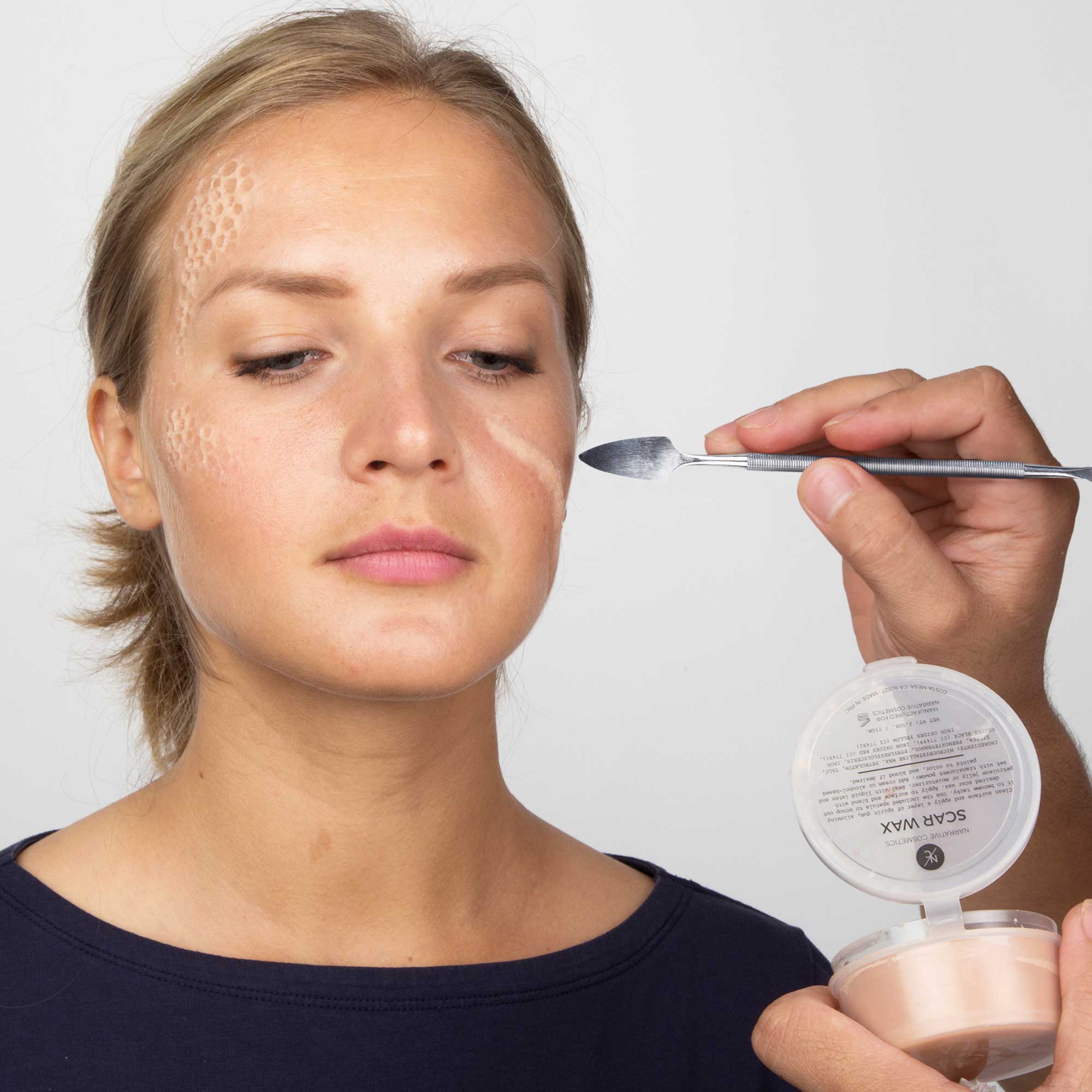 Narrative Cosmetics - Wholesale Spatula/Turner - Double-Ended Stainless Steel Spatula for Modelling and Sculpting2