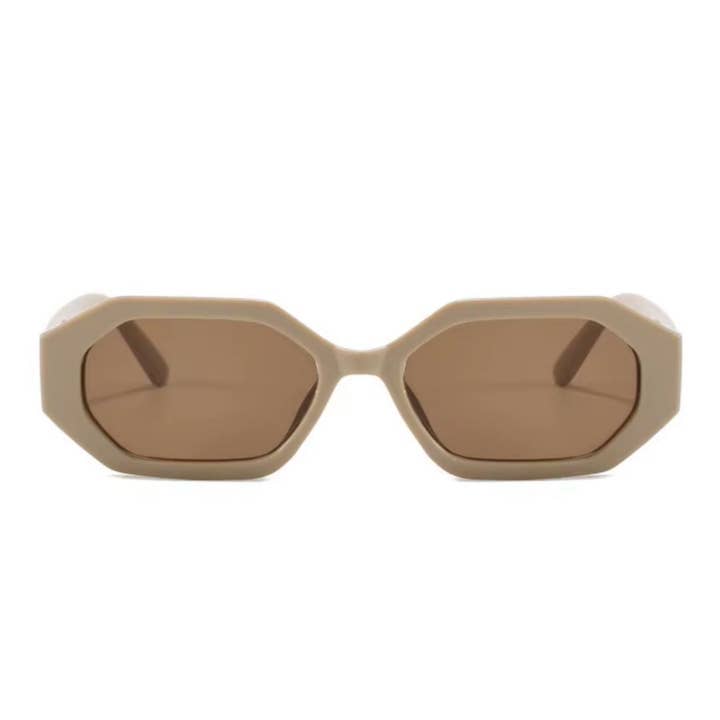 Nina Sunglasses | Tan Latte for wholesale by Gleam Eyewear