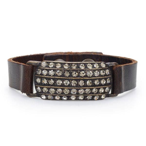 Rebel Designs Accessories - Wholesale Bangle Bracelet - Rectangle Leather Bracelet0