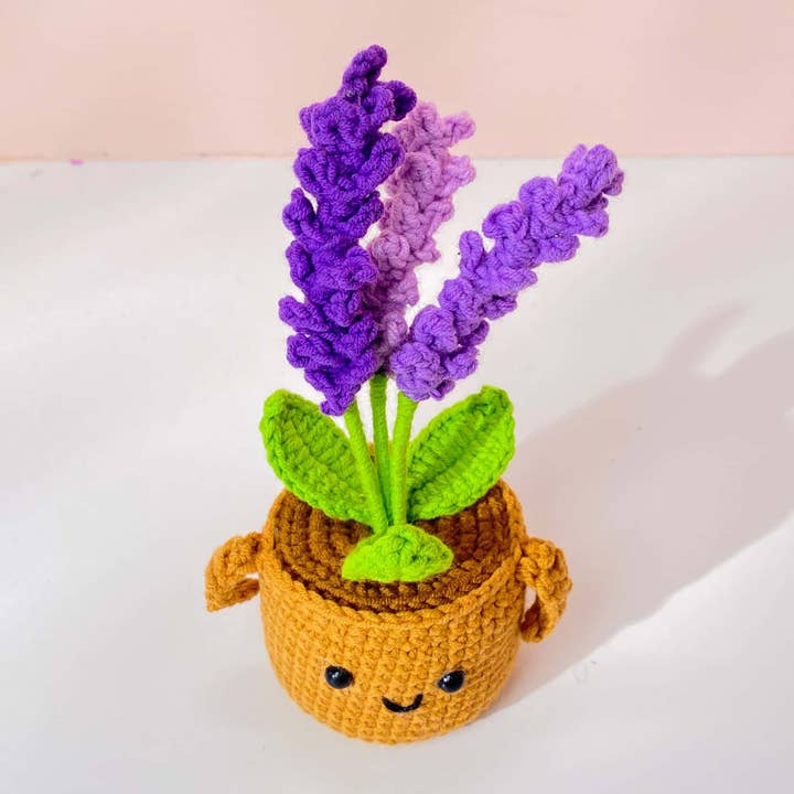 Set Di 5 Fiori All'uncinetto A 2 Strati Giallo Limone E - Foto 3