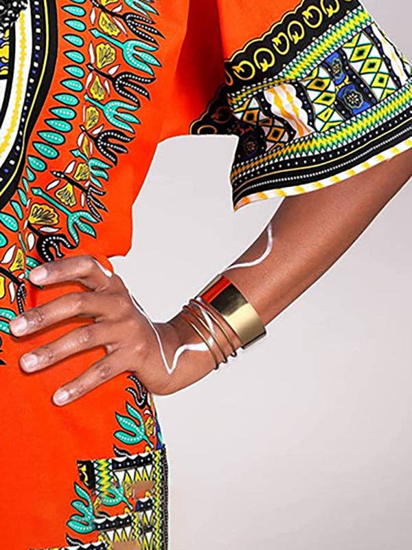 Sheer Trend - Vente Bracelet manchette - Accessoires de bracelet géométrique creux de couleur unie3