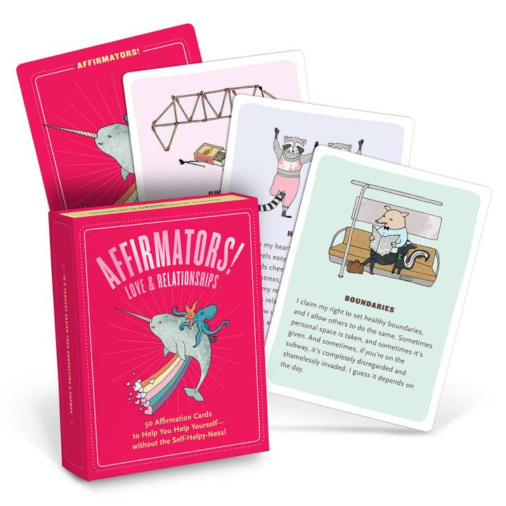 Affirmators!® Love & Relationships: 50 Affirmation Cards for wholesale by Hachette Book Group
